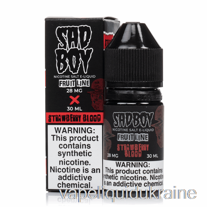 Vape Ukraine Strawberry Blood - Sadboy Salts - 30mL 48mg